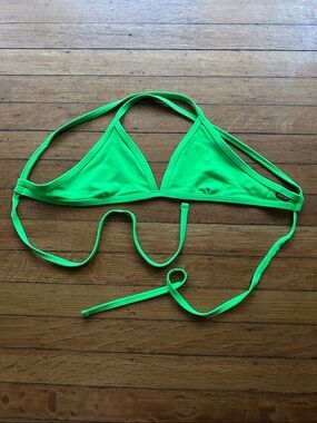 Jolyn Triangle Top, S, Neon Green